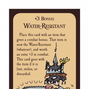 Water-Resistant Munchkin Promo Card cover