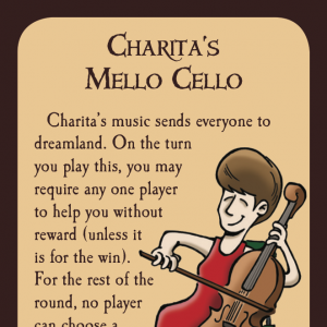 Charita's Mello Cello Munchkin Promo Card cover
