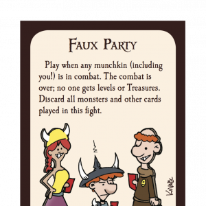 Faux Party Munchkin Promo Card cover