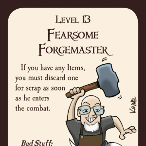 Fearsome Forgemaster Munchkin Promo Card cover