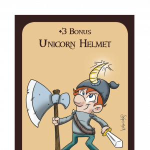 Unicorn Helmet Munchkin Promo Card cover