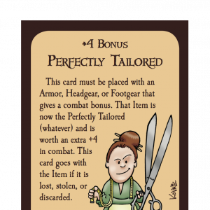 Perfectly Tailored Munchkin Promo Card cover