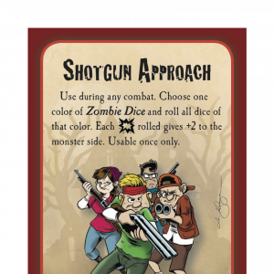 Shotgun Approach Munchkin Zombies Promo Card cover