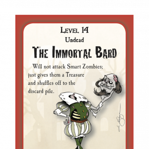 The Immortal Bard Munchkin Zombies Promo Card cover