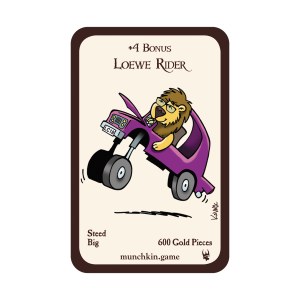 Loewe Rider Munchkin Promo Card cover