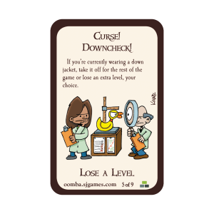 Curse! Downcheck Munchkin Promo Card cover