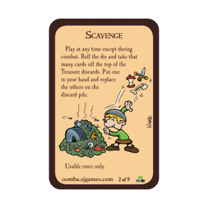 Scavenge Munchkin Promo Card cover