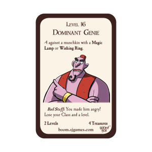 Dominant Genie Munchkin Promo Card cover