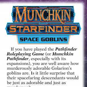 Munchkin Starfinder Space Goblins cover