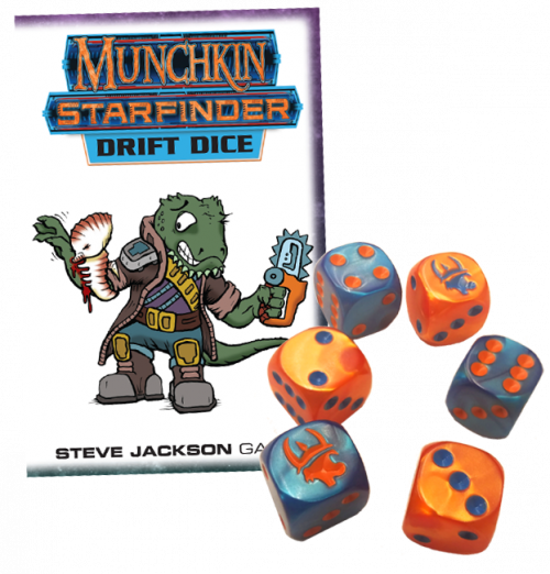 Munchkin Starfinder Drift Dice cover