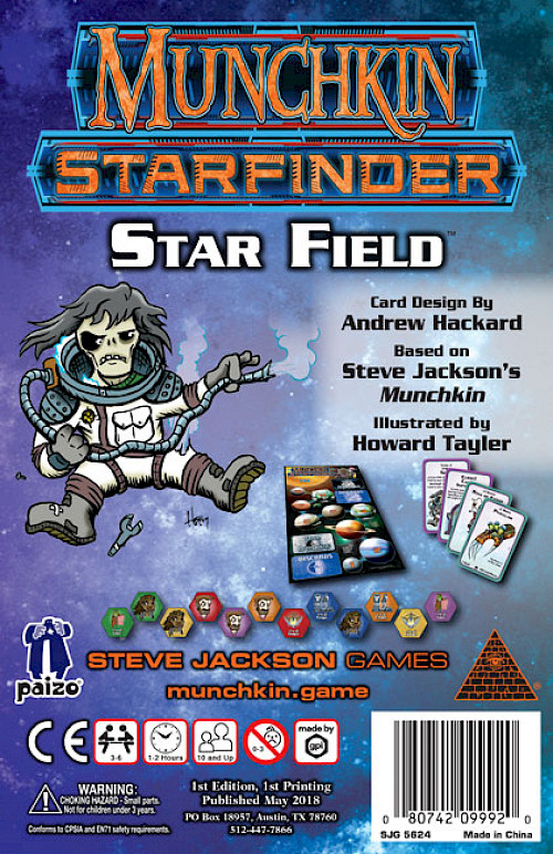 Munchkin Starfinder Star Field cover