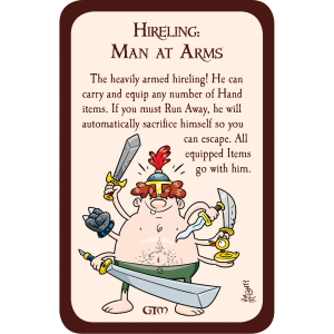 Hireling: Man at Arms Promo Card cover