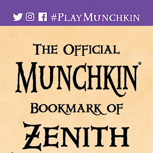 The Official Munchkin Bookmark of Zenith Zinging! cover