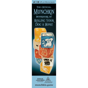 The Official Munchkin Bookmark of Rolling Your Dog a Bone! cover